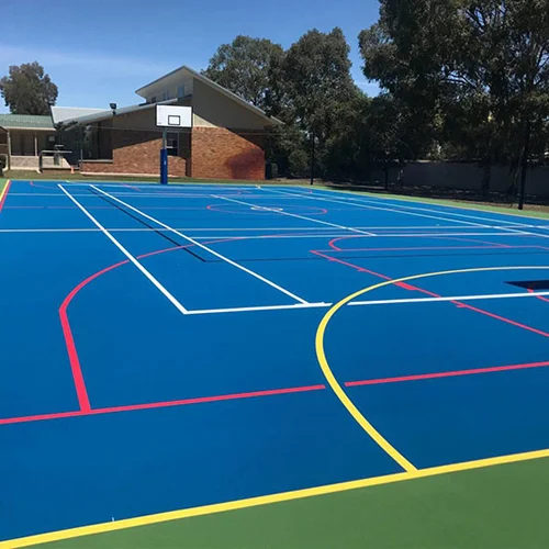 Lapangan olahraga multifungsi untuk basket dan futsal
